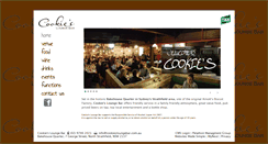 Desktop Screenshot of cookiesloungebar.com.au